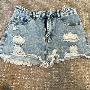 Girls jean shorts- size 13/14